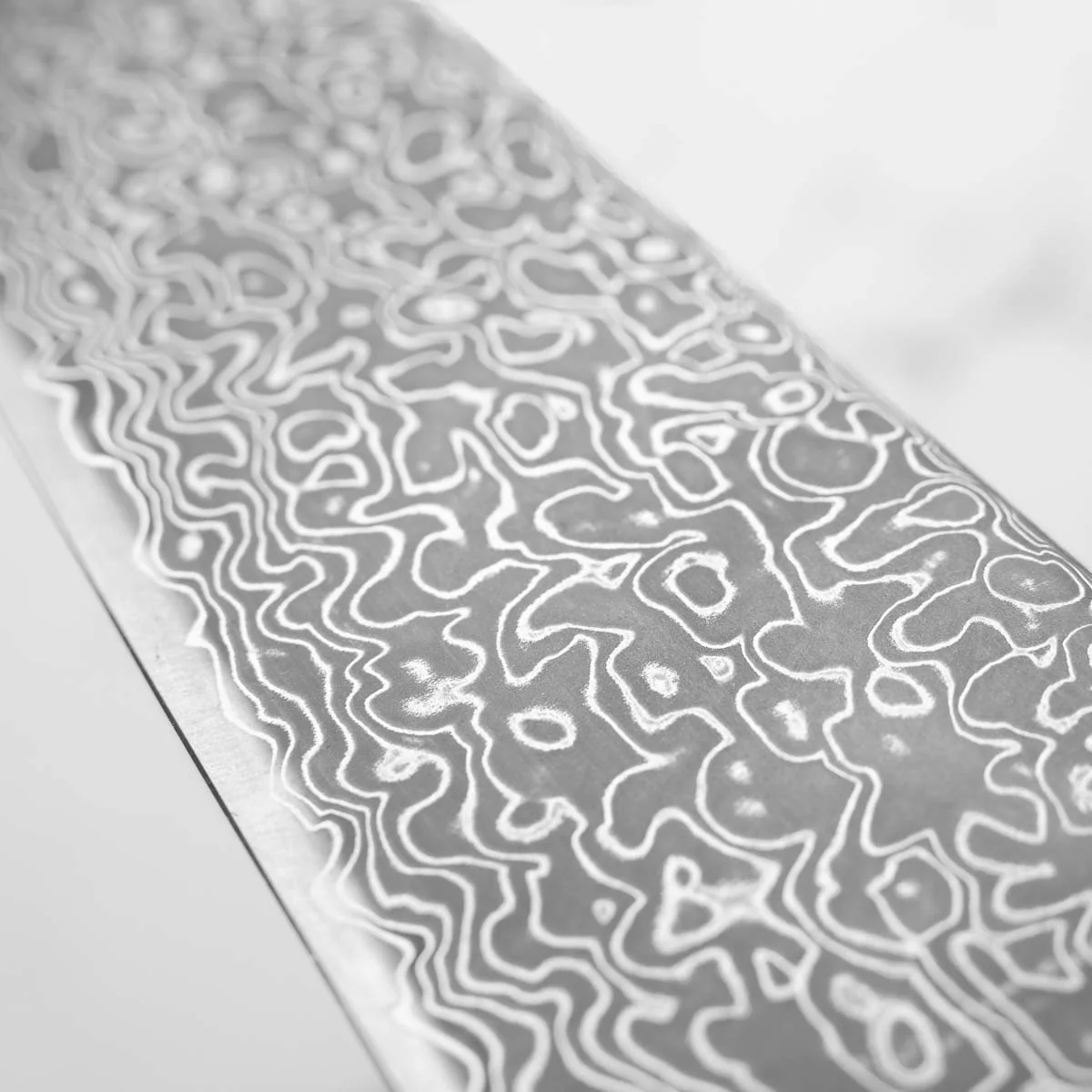 Seido VG10 Kurozome Nickel Damascus Gyuto 210mm - Quince - Image 8