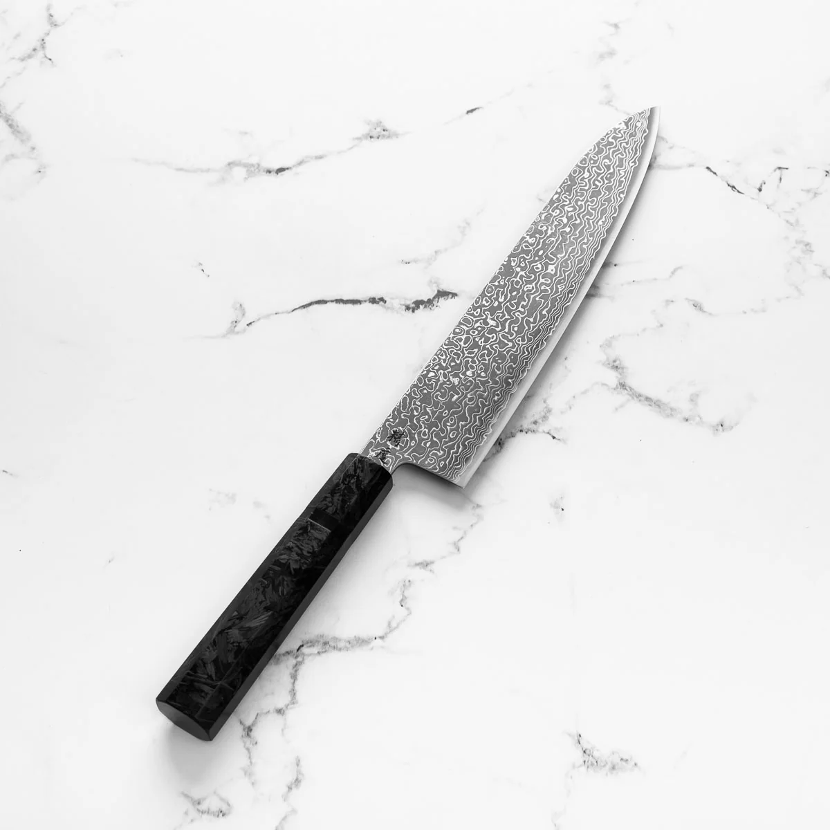 Seido VG10 Kurozome Nickel Damascus Gyuto 240mm - Image 2