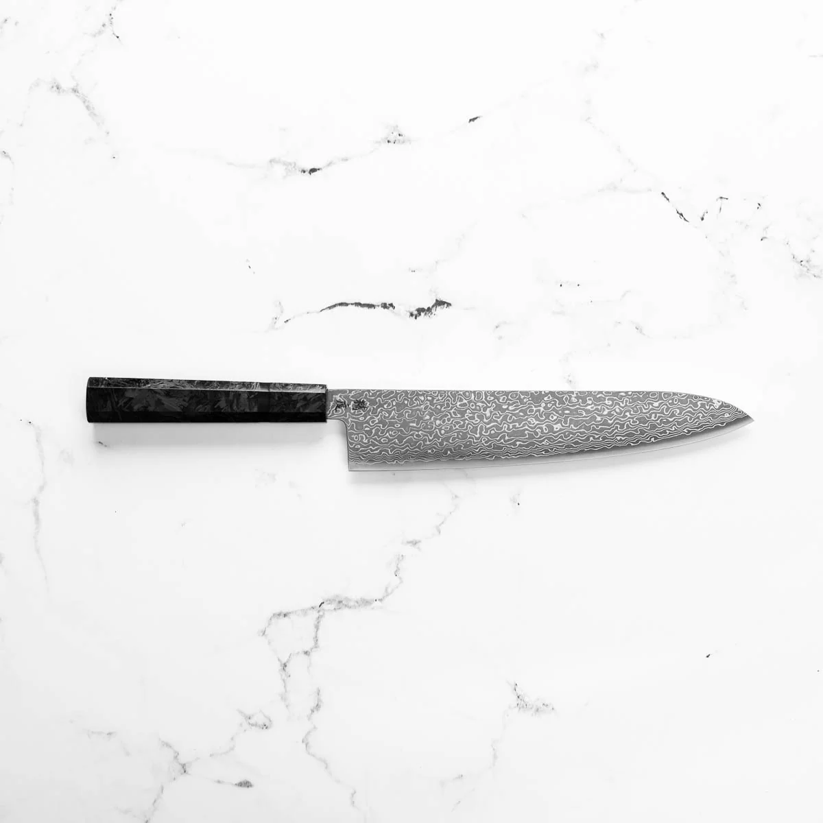 Seido VG10 Kurozome Nickel Damascus Gyuto 240mm - Image 4