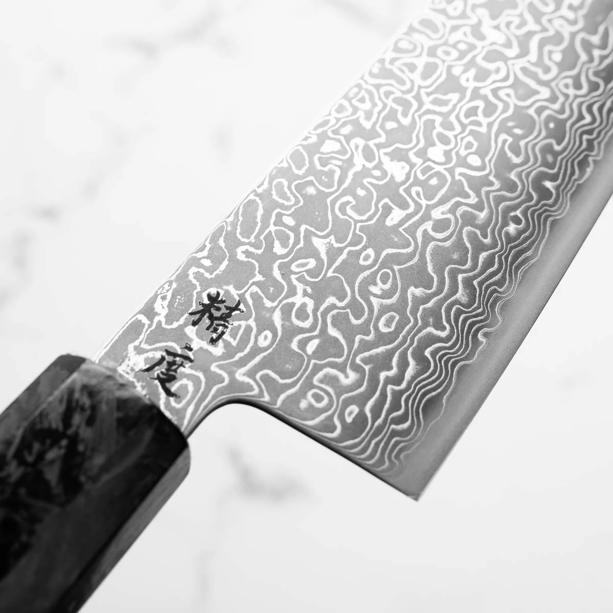 Seido VG10 Kurozome Nickel Damascus Gyuto 240mm - Image 5