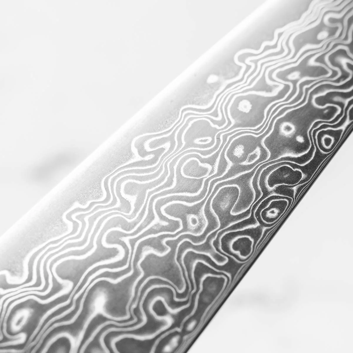 Seido VG10 Kurozome Nickel Damascus Petty 150mm - Sandalwood - Image 6