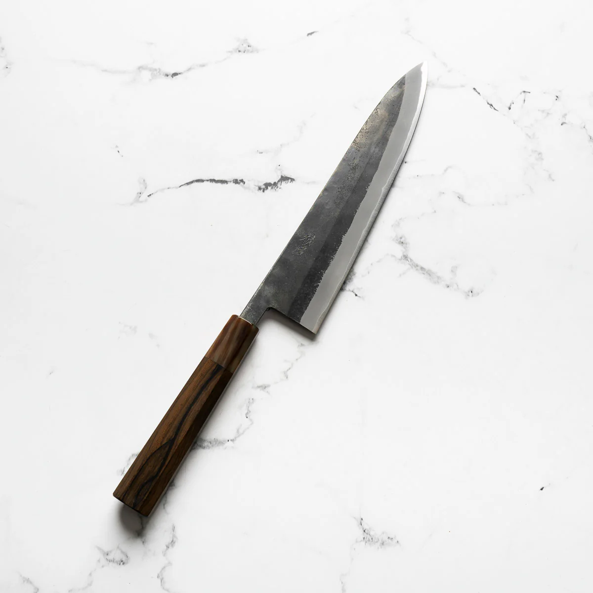 Seido x Tadafusa White 2 Kurouchi Gyuto 210mm - Persimmon - Image 2