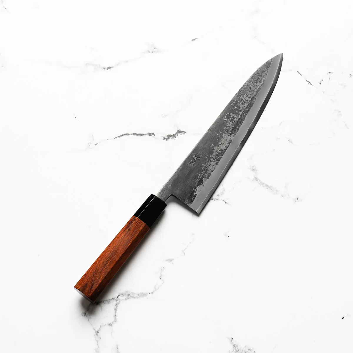 Seido x  Tadafusa White 2 Kurouchi Gyuto 210mm - Snakewood - Image 2