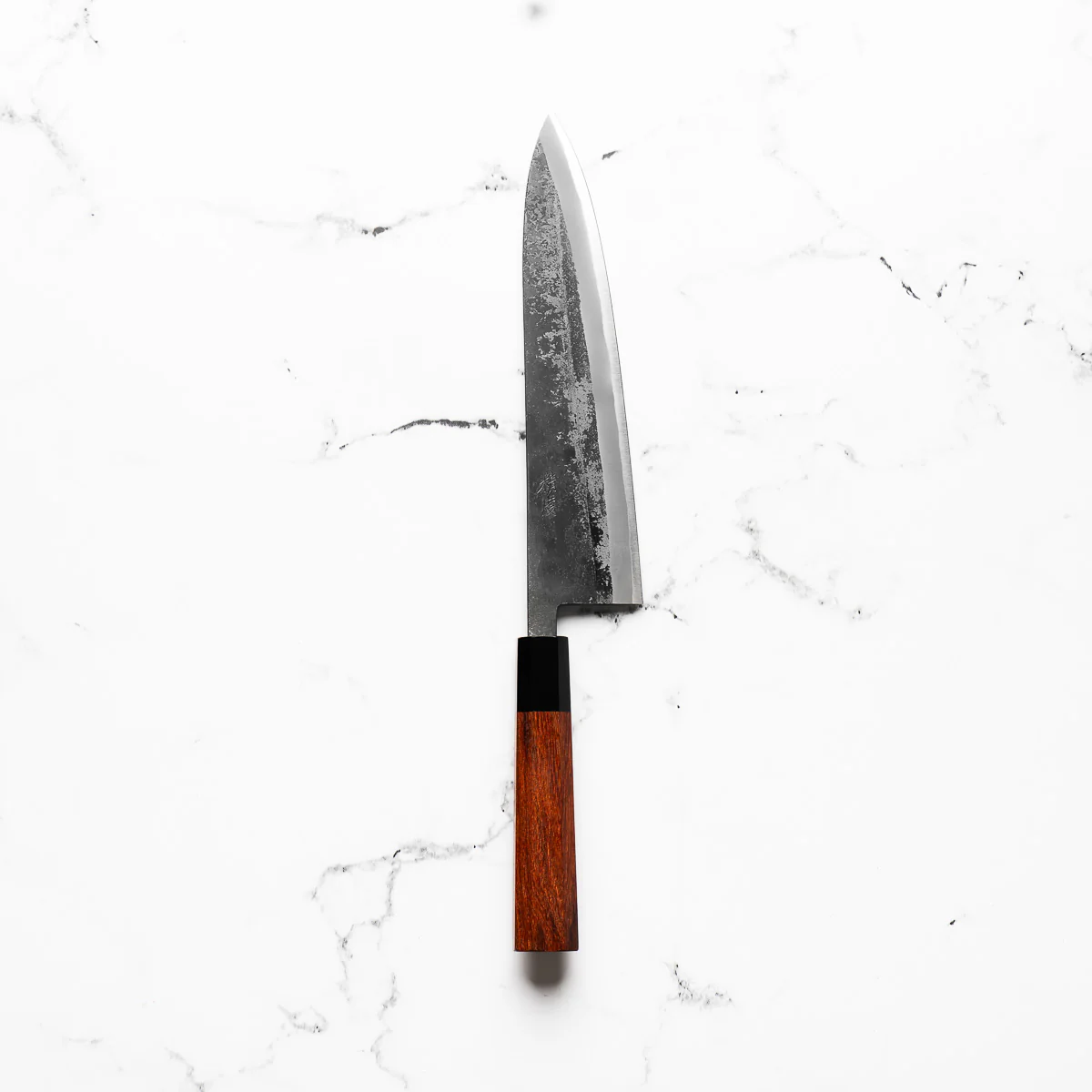 Seido x  Tadafusa White 2 Kurouchi Gyuto 210mm - Snakewood - Image 3