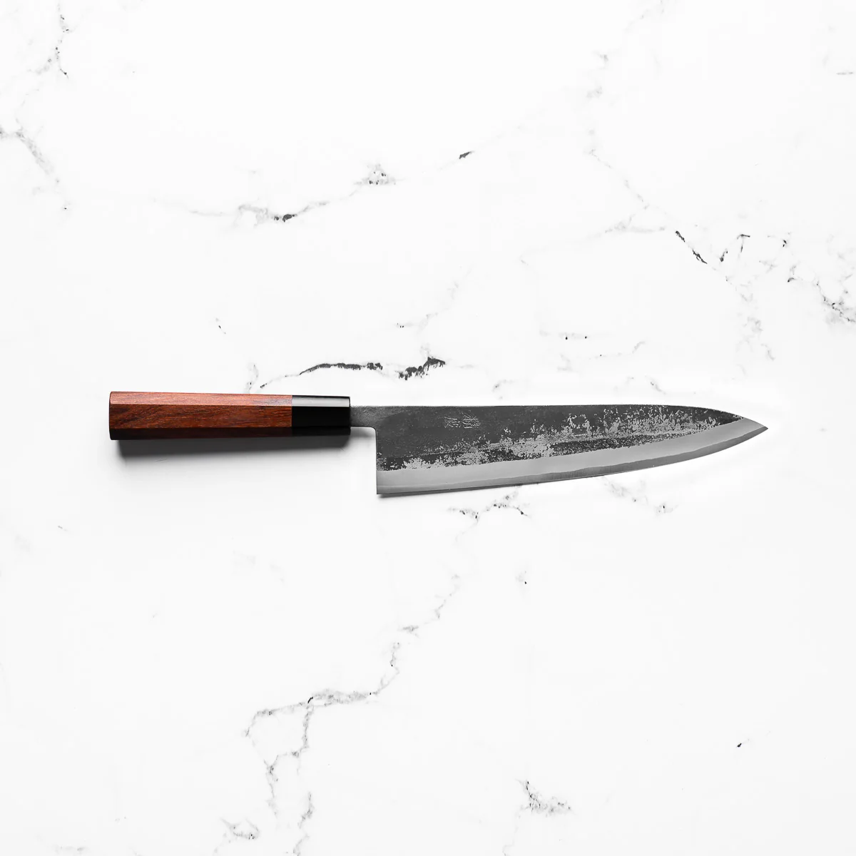 Seido x  Tadafusa White 2 Kurouchi Gyuto 210mm - Snakewood - Image 4