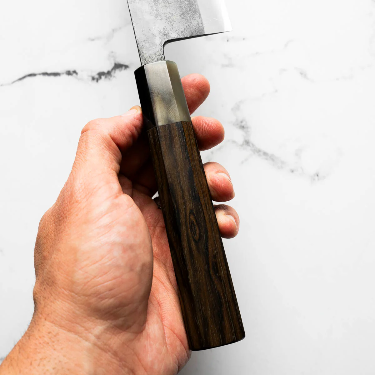Seido x Tadafusa White 2 Kurouchi Gyuto 240mm - Persimmon - Image 4
