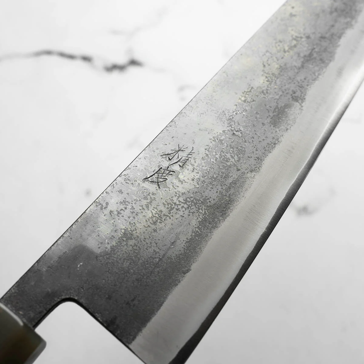 Seido x Tadafusa White 2 Kurouchi Gyuto 240mm - Persimmon - Image 5