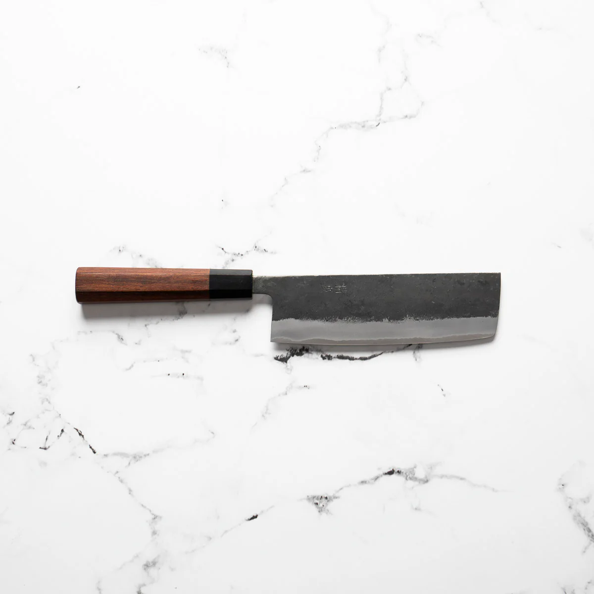 Seido x Tadafusa White 2 Kurouchi Nakiri 165mm - Snakewood - Image 4