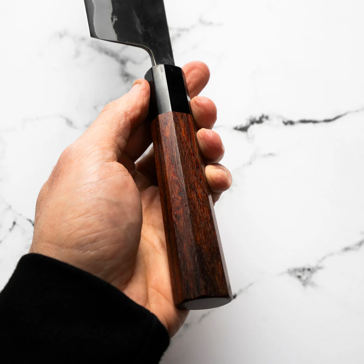 Seido x Tadafusa White 2 Kurouchi Nakiri 165mm - Snakewood - Image 8
