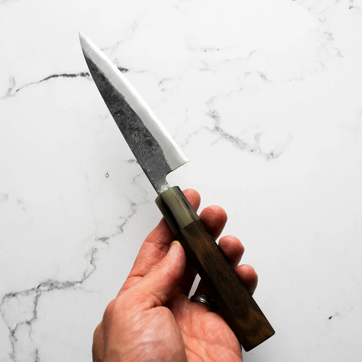 Seido x Tadafusa White 2 Kurouchi Petty 135mm - Persimmon - Image 2