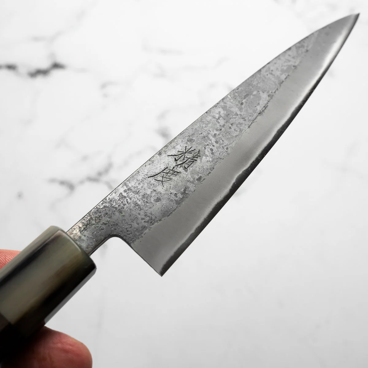 Seido x Tadafusa White 2 Kurouchi Petty 135mm - Persimmon - Image 3