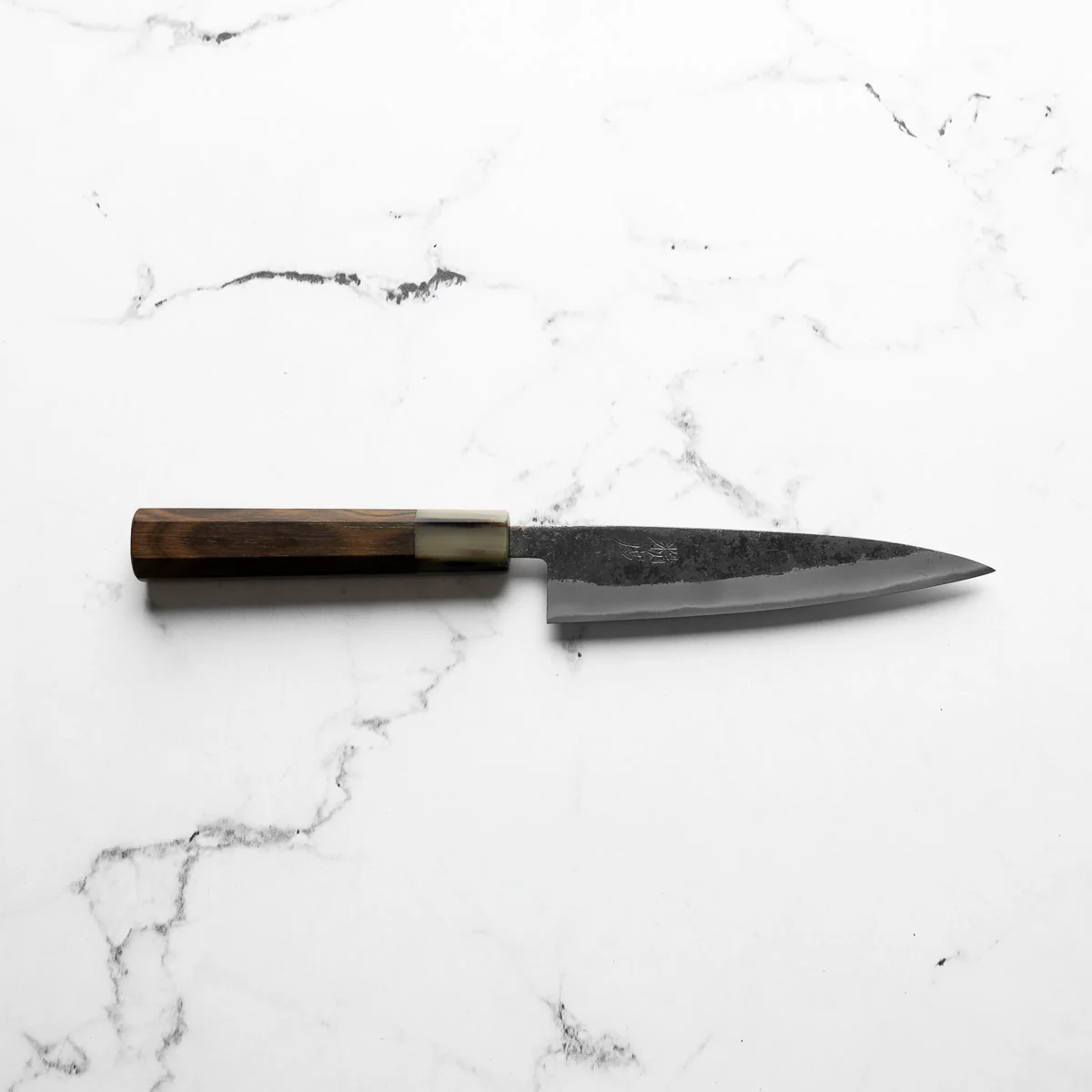 Seido x Tadafusa White 2 Kurouchi Petty 135mm - Persimmon - Image 4
