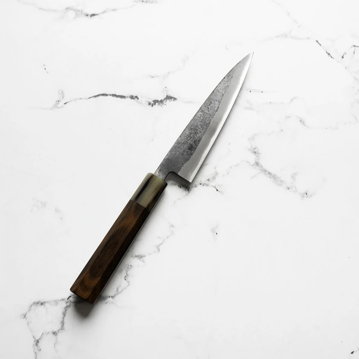 Seido x Tadafusa White 2 Kurouchi Petty 135mm - Persimmon - Image 5