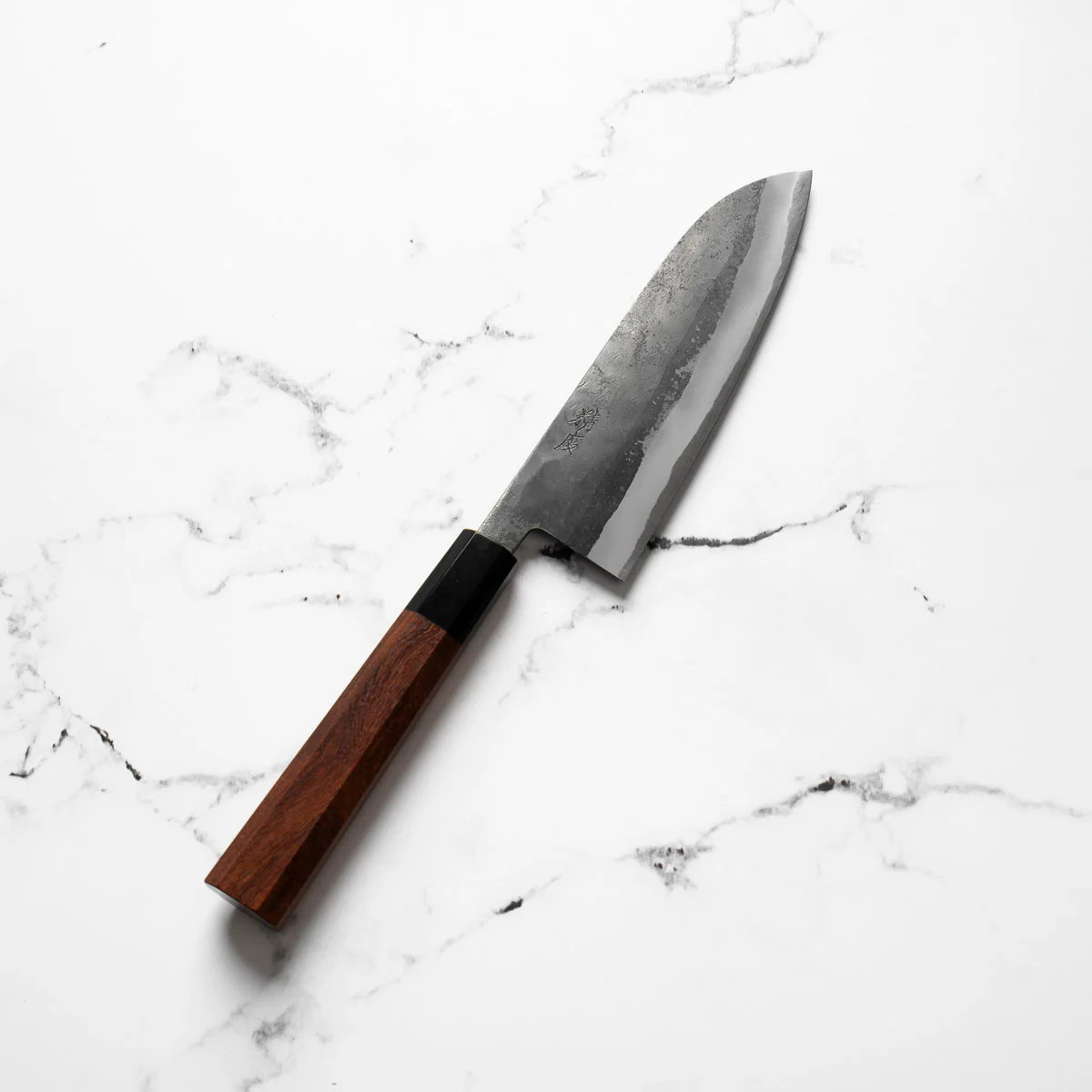 Seido x Tadafusa White 2 Kurouchi Santoku 165mm - Snakewood - Image 2