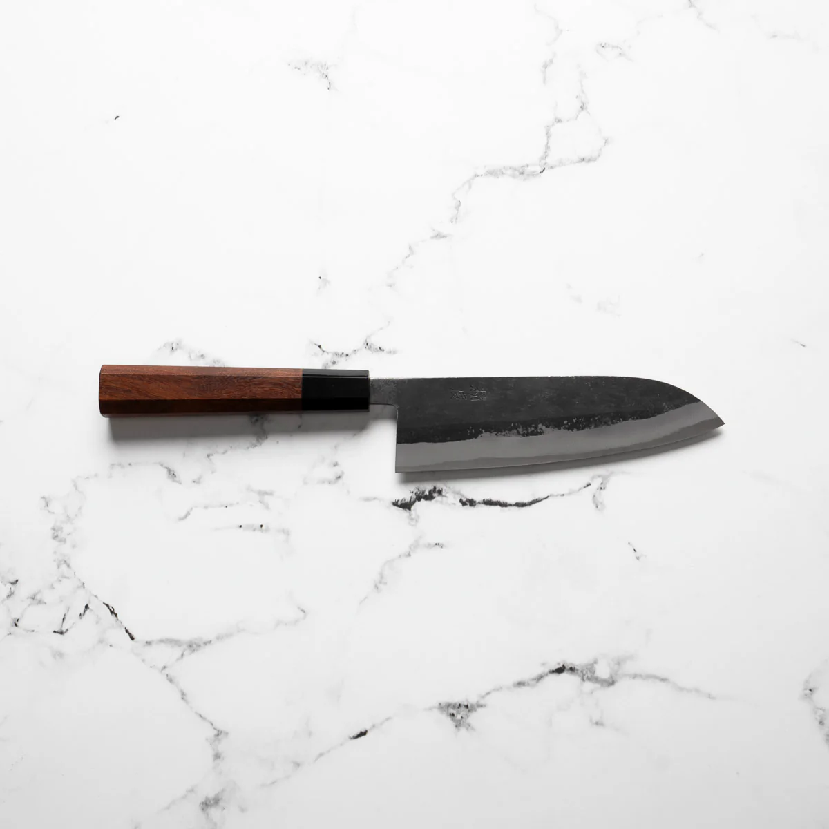 Seido x Tadafusa White 2 Kurouchi Santoku 165mm - Snakewood - Image 4