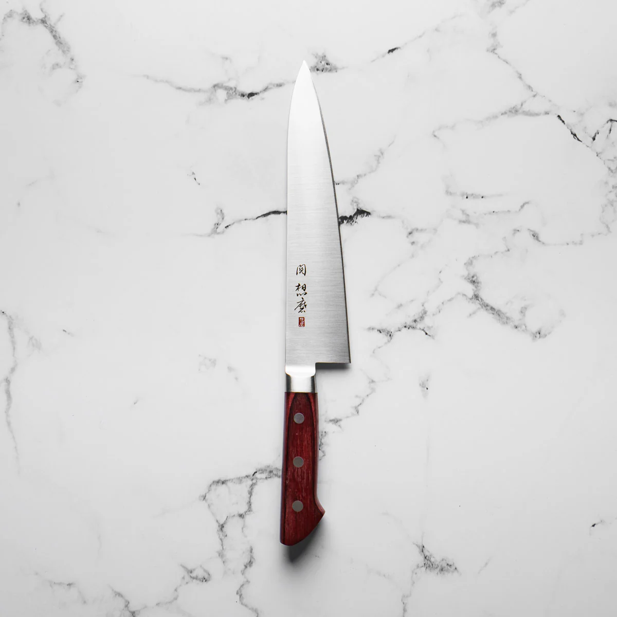 Seki Souma (Formerly FKM) Gyuto 210mm - Red - Image 3