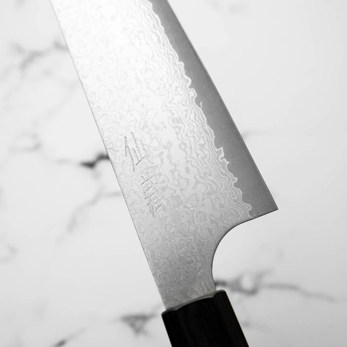 Senzo Black VG10 Damascus Bunka 165mm - Image 4