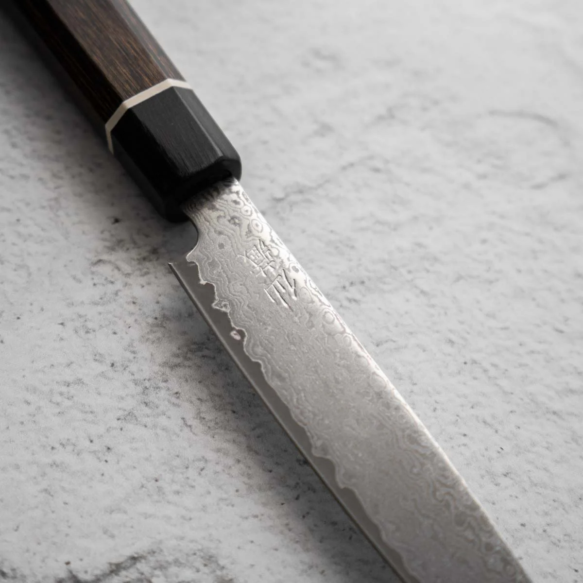 Senzo Black VG10 Damascus Paring 80mm - Image 4