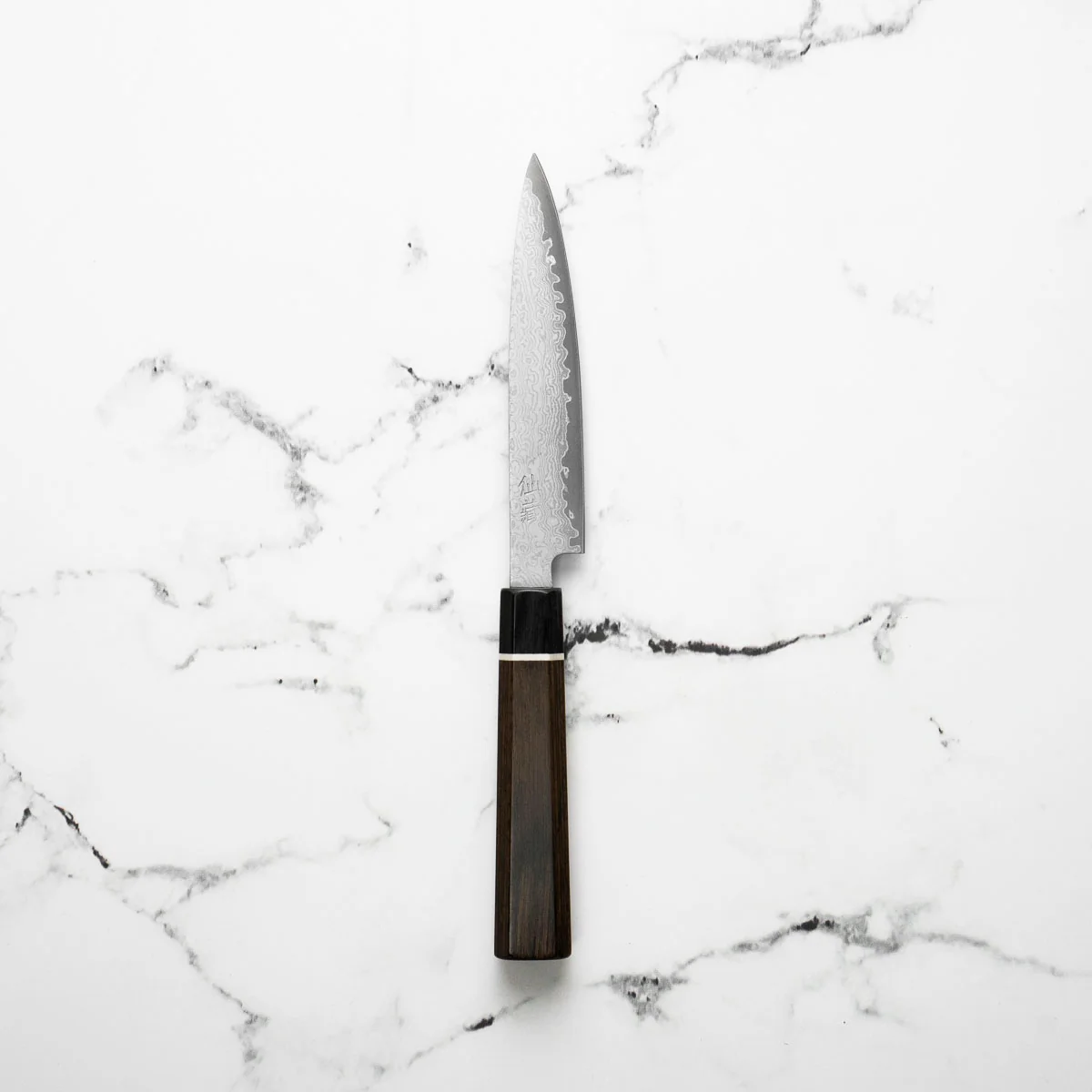 Senzo Black VG10 Damascus Petty 120mm - Image 3
