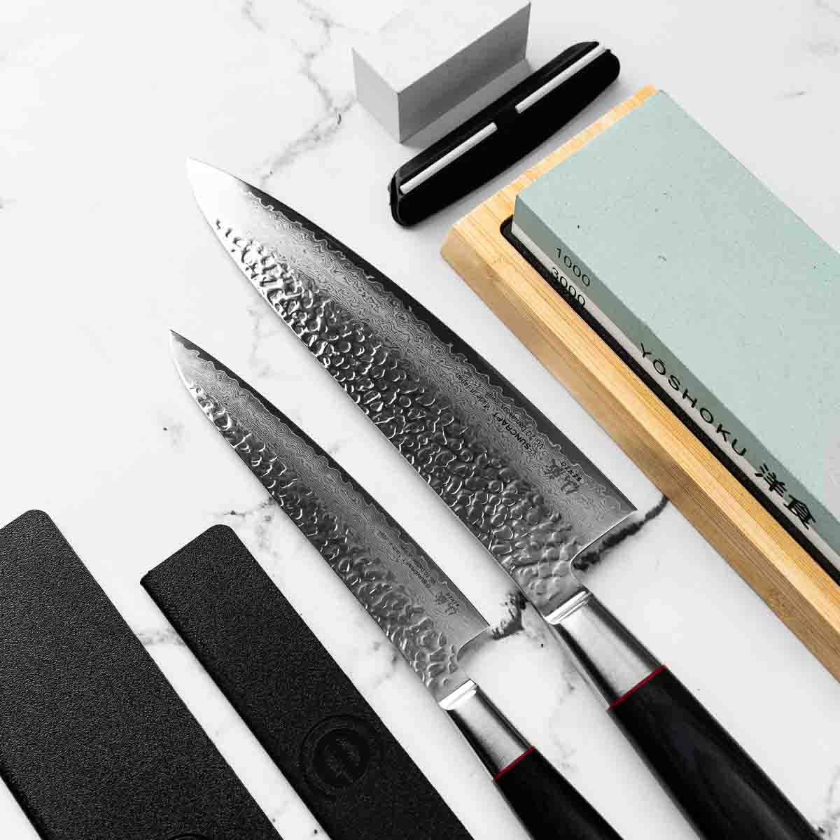 Senzo Classic - 2 Knife Set with Whetstone - Image 2