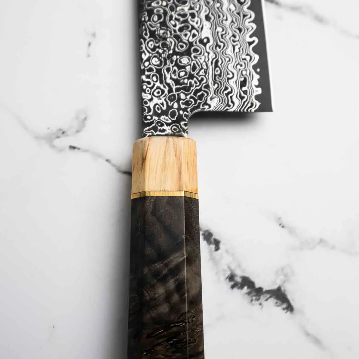 Senzo Dawn SG2 Damascus Gyuto - Limited Edition - Image 12