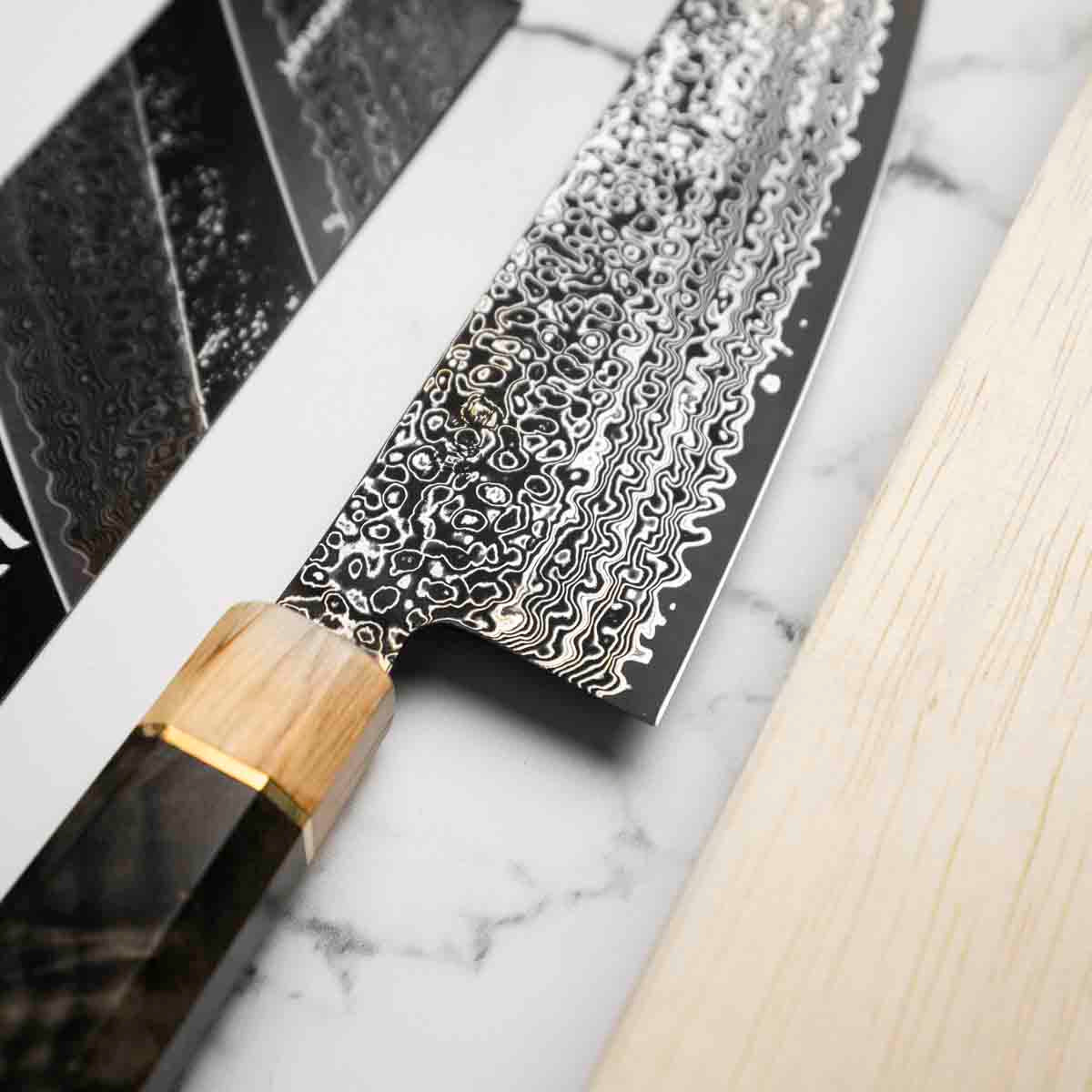 Senzo Dawn SG2 Damascus Gyuto - Limited Edition - Image 6