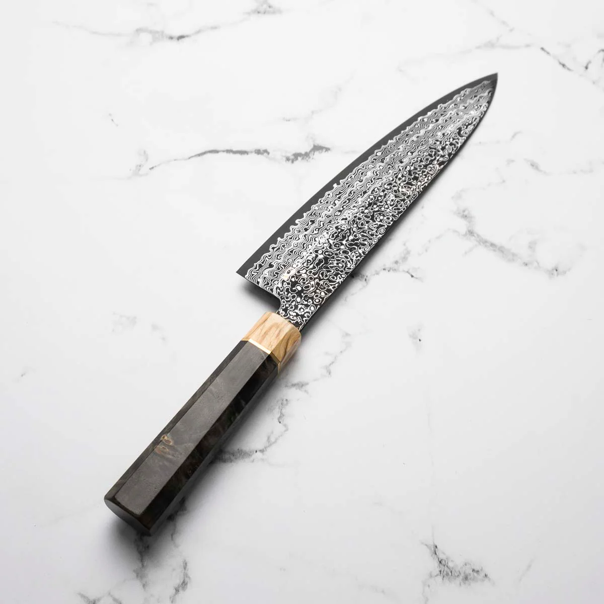 Senzo Dawn SG2 Damascus Gyuto - Limited Edition - Image 8