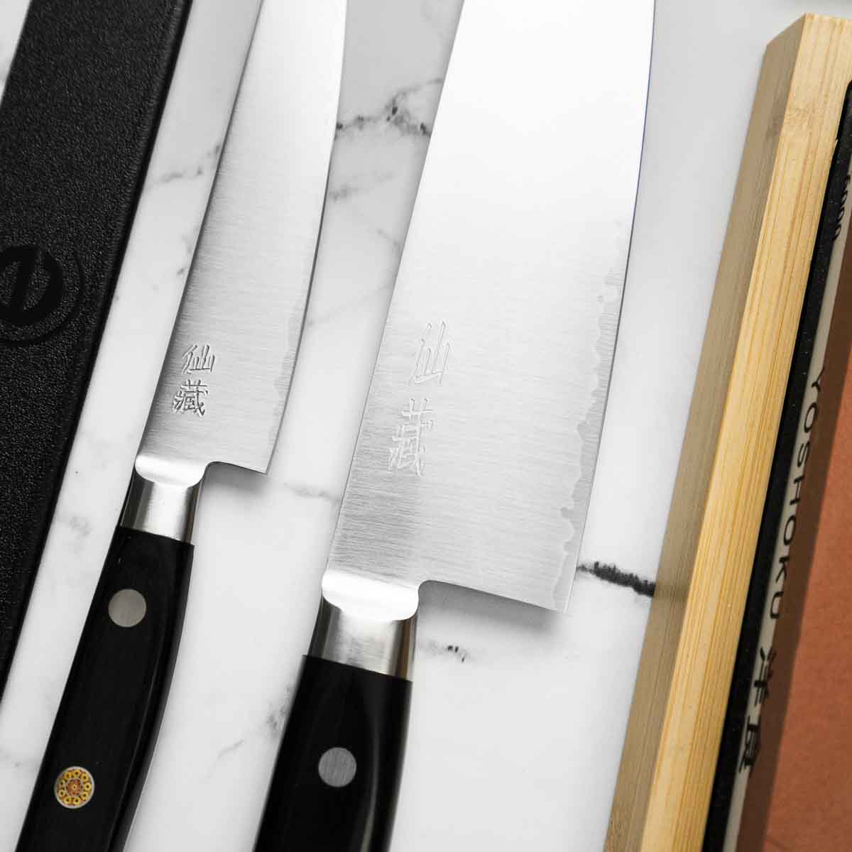 Senzo Professional SG2 - 2 Knife Set with Whetstone - Image 2