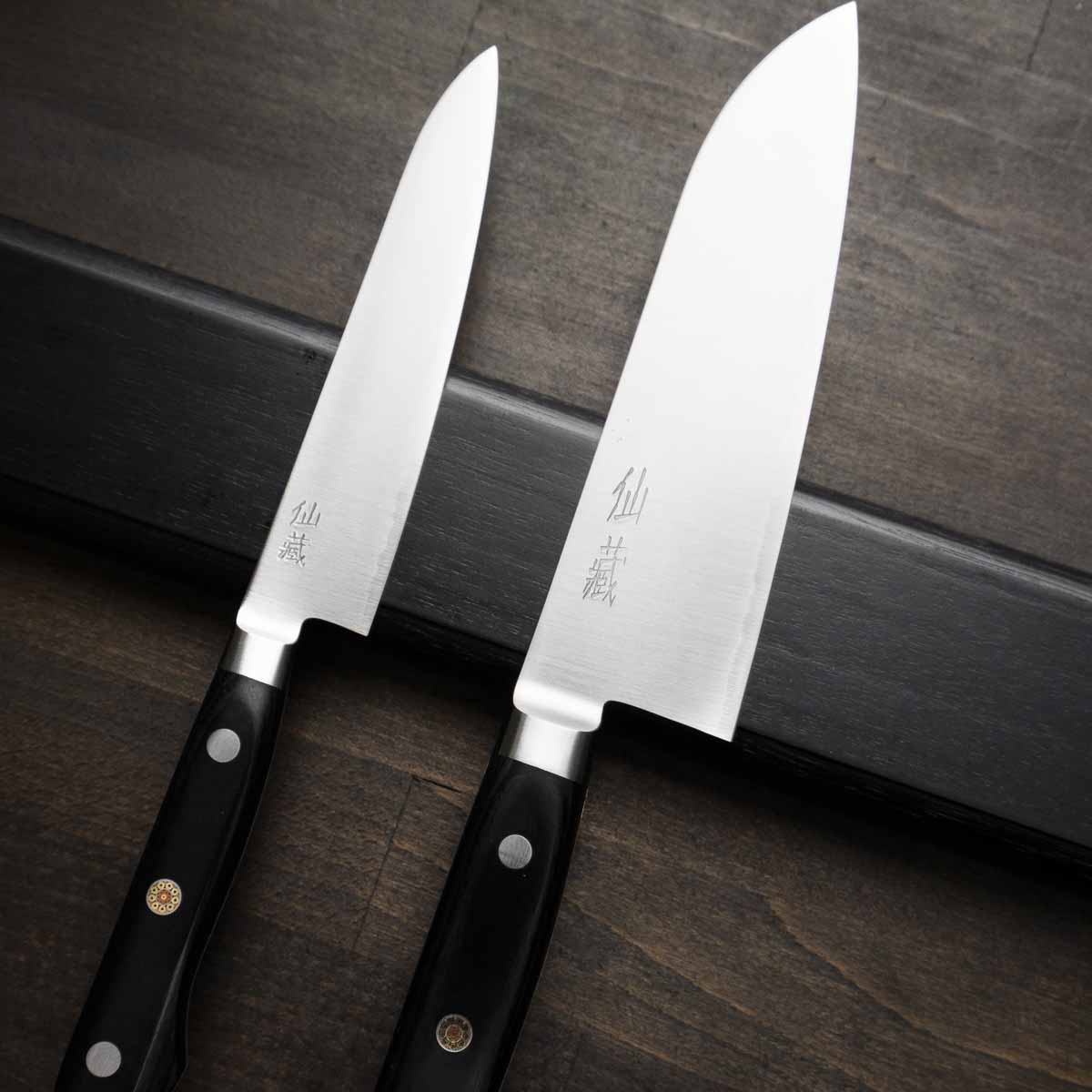 Senzo Professional SG2 - 2 Knife Set with Magnetic Strip - Image 2