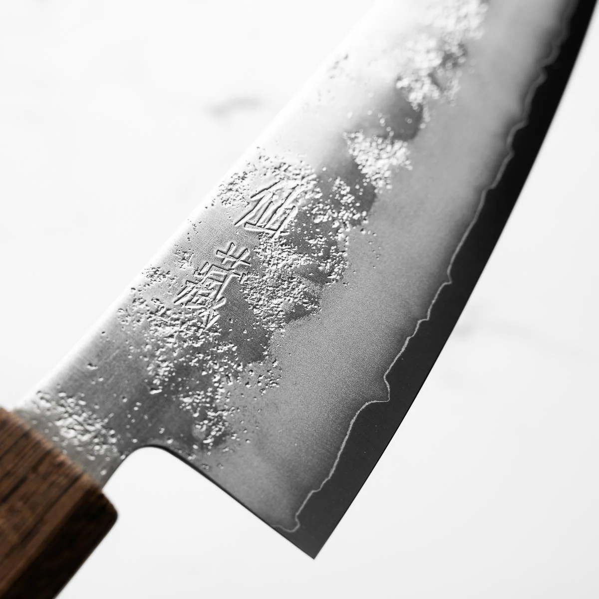 Senzo Retro Ginsan Gyuto 200mm - Image 5