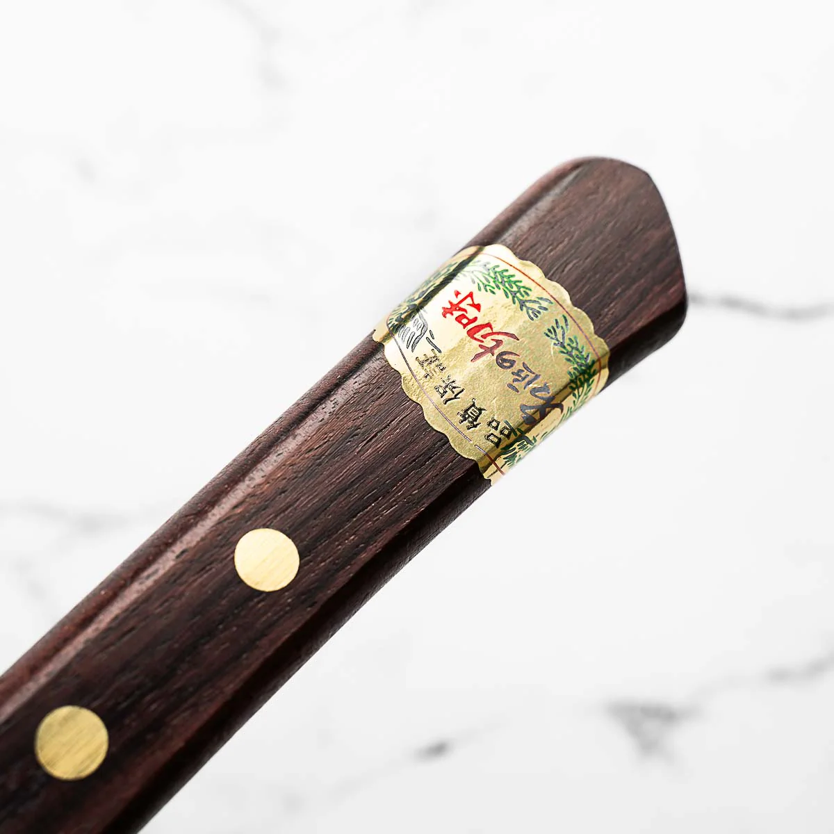 Shibamasa VG5 Brown Santoku - Image 7