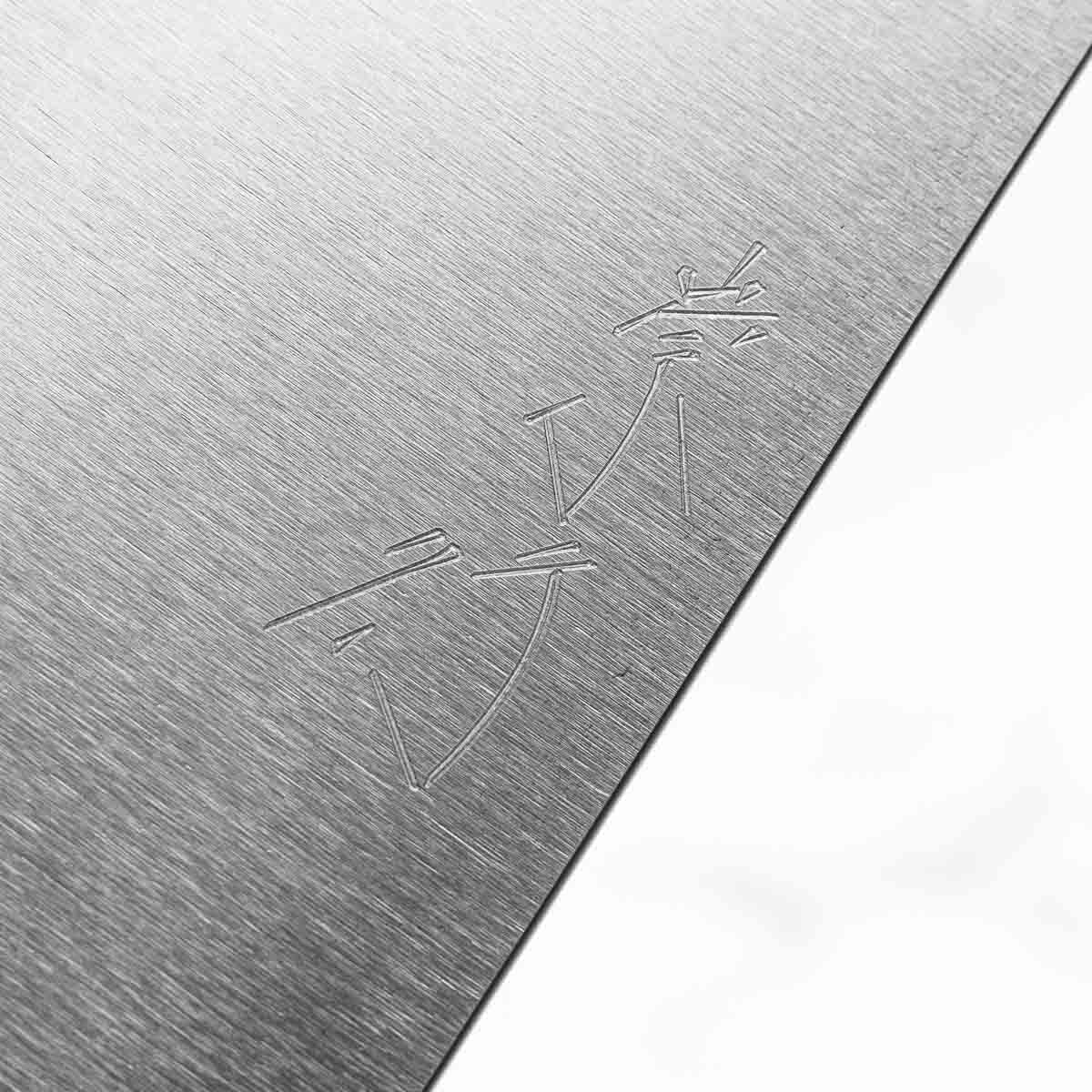 Shibata Koutetsu Chromax Santoku 160mm - Image 5