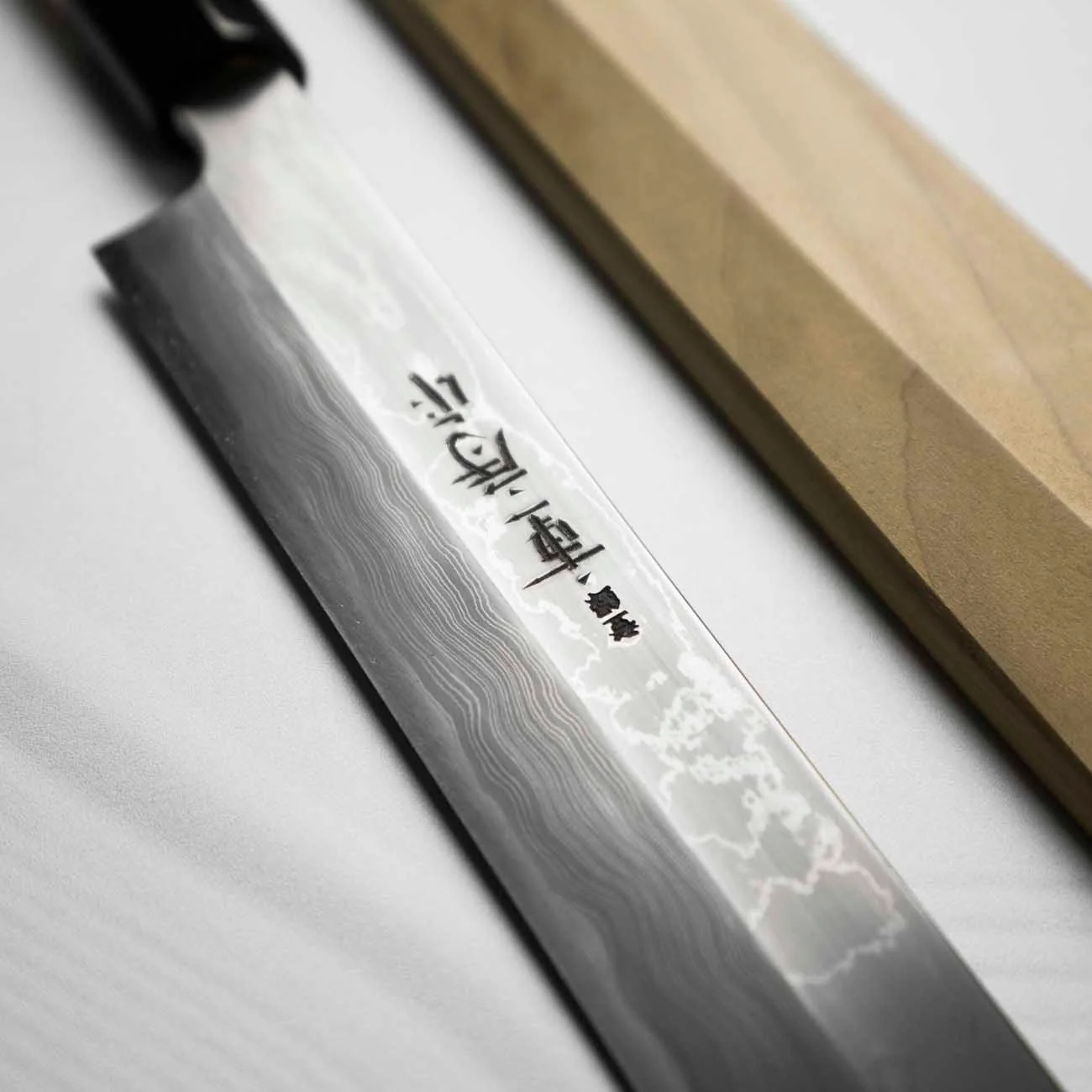 Shigefusa Kitaeji Yanagiba 300mm - w/Saya - Image 11