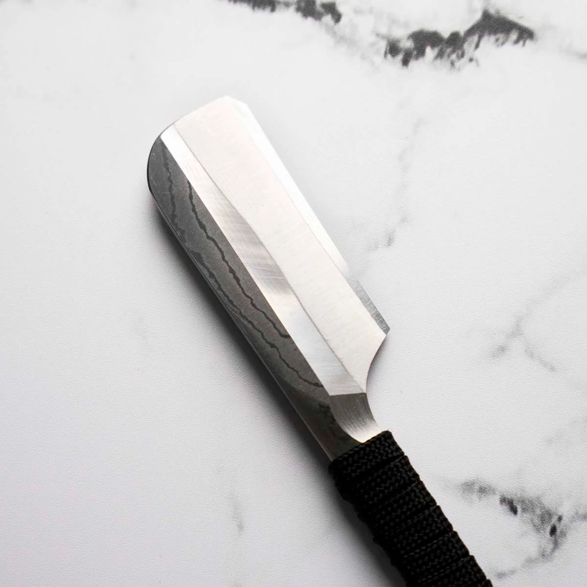 Shigeki Tanaka Blue 2 Damascus Razor - Image 4