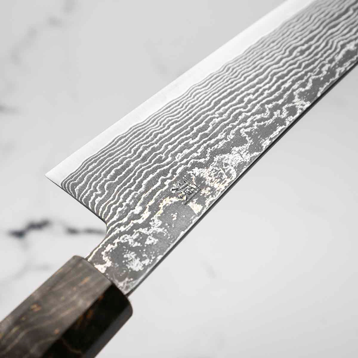 Shigeki Tanaka R2/SG2 Black Damascus Gyuto 180mm - Image 3