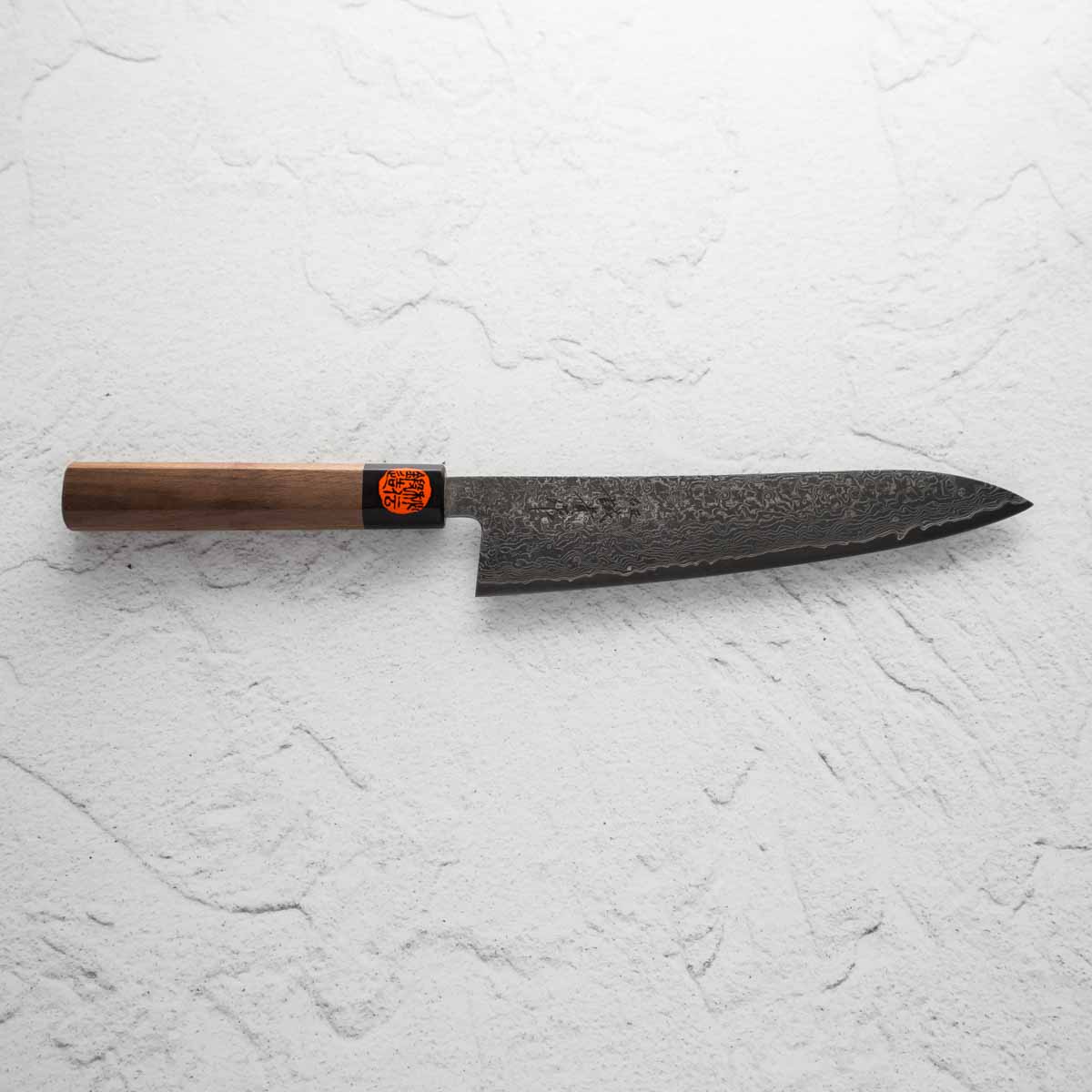 Shigeki Tanaka R2/SG2 Black Damascus Gyuto 210mm - Image 3