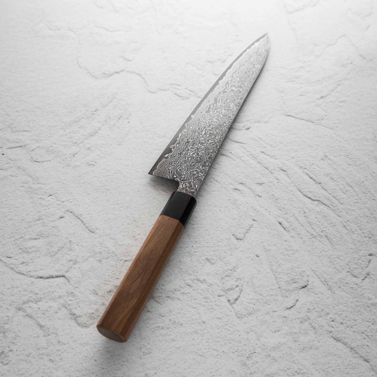 Shigeki Tanaka R2/SG2 Black Damascus Gyuto 240mmm - Image 3