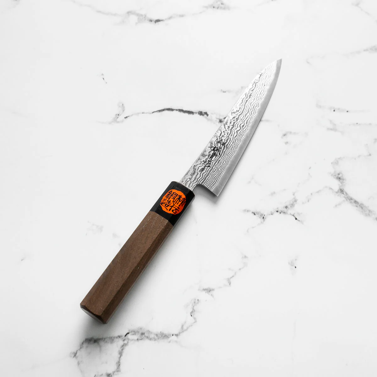 Shigeki Tanaka R2/SG2 Black Damascus Petty 135mm - Image 3