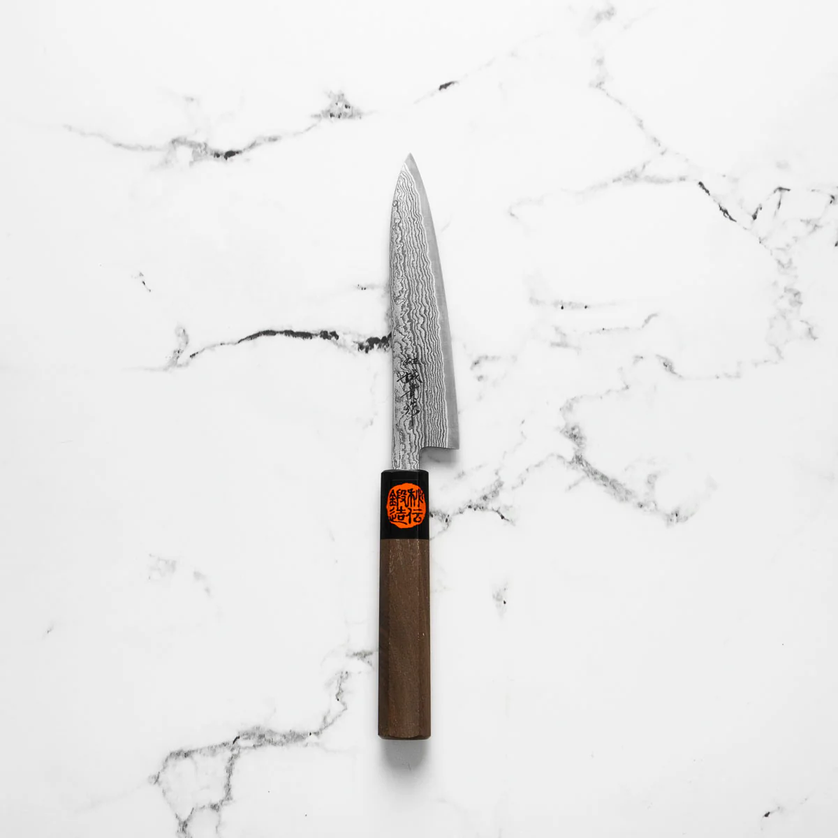 Shigeki Tanaka R2/SG2 Black Damascus Petty 135mm - Image 4