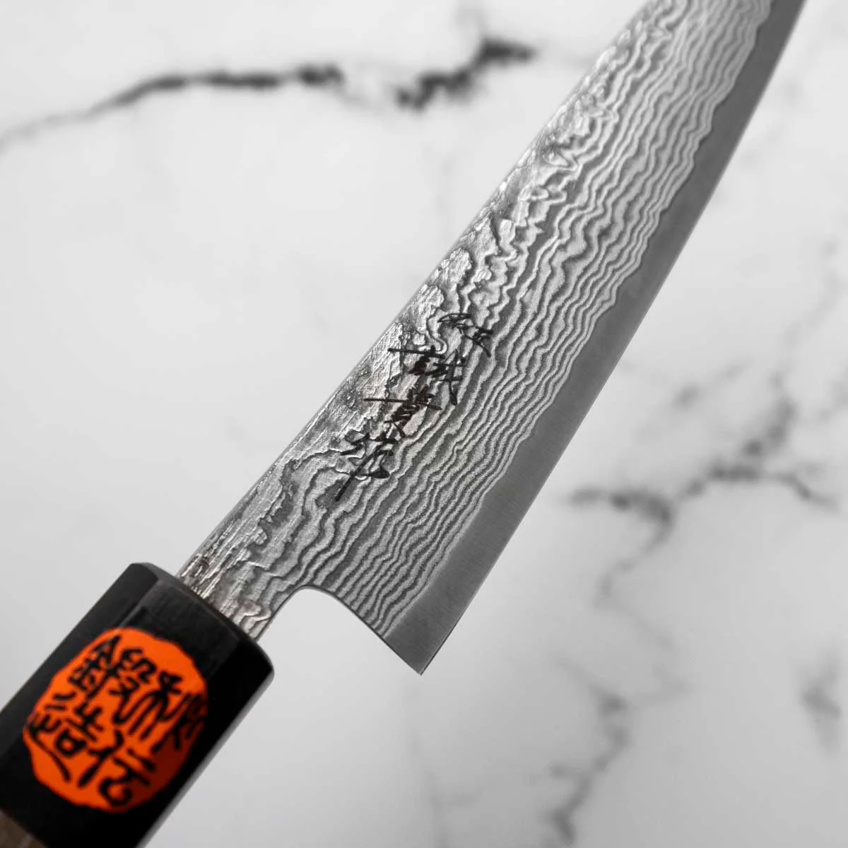 Shigeki Tanaka R2/SG2 Black Damascus Petty 135mm - Image 6