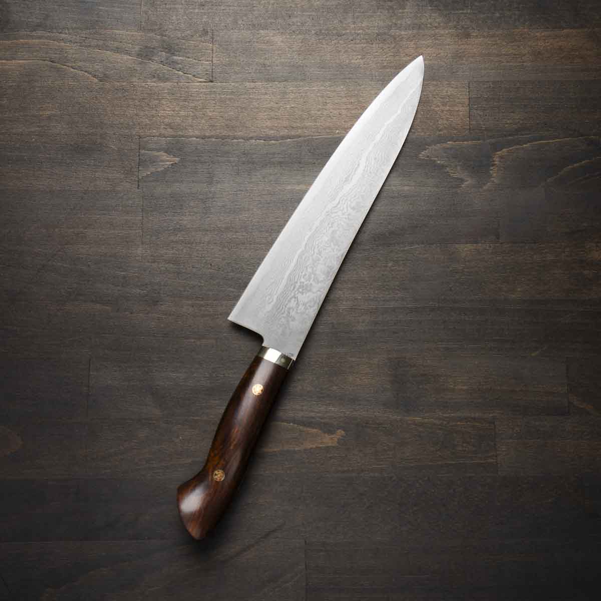 Shigeki Tanaka ZDP-189 Damascus Gyuto 240mm - Image 7