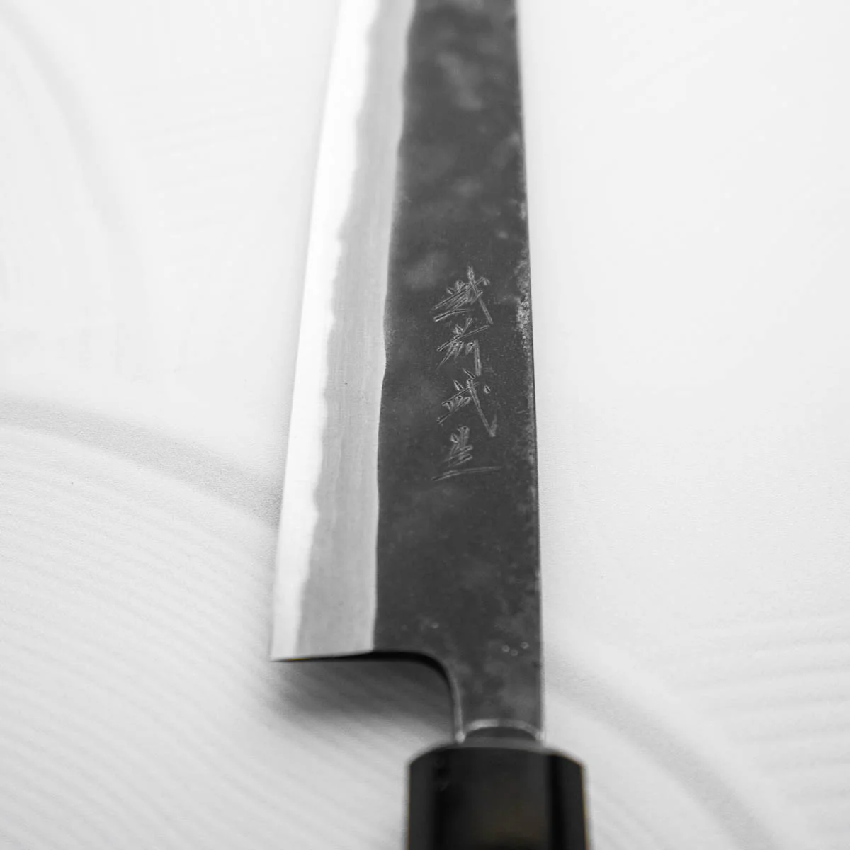 Shiro Kamo Blue 2 Kurouchi Sujihiki 270mm - Image 3