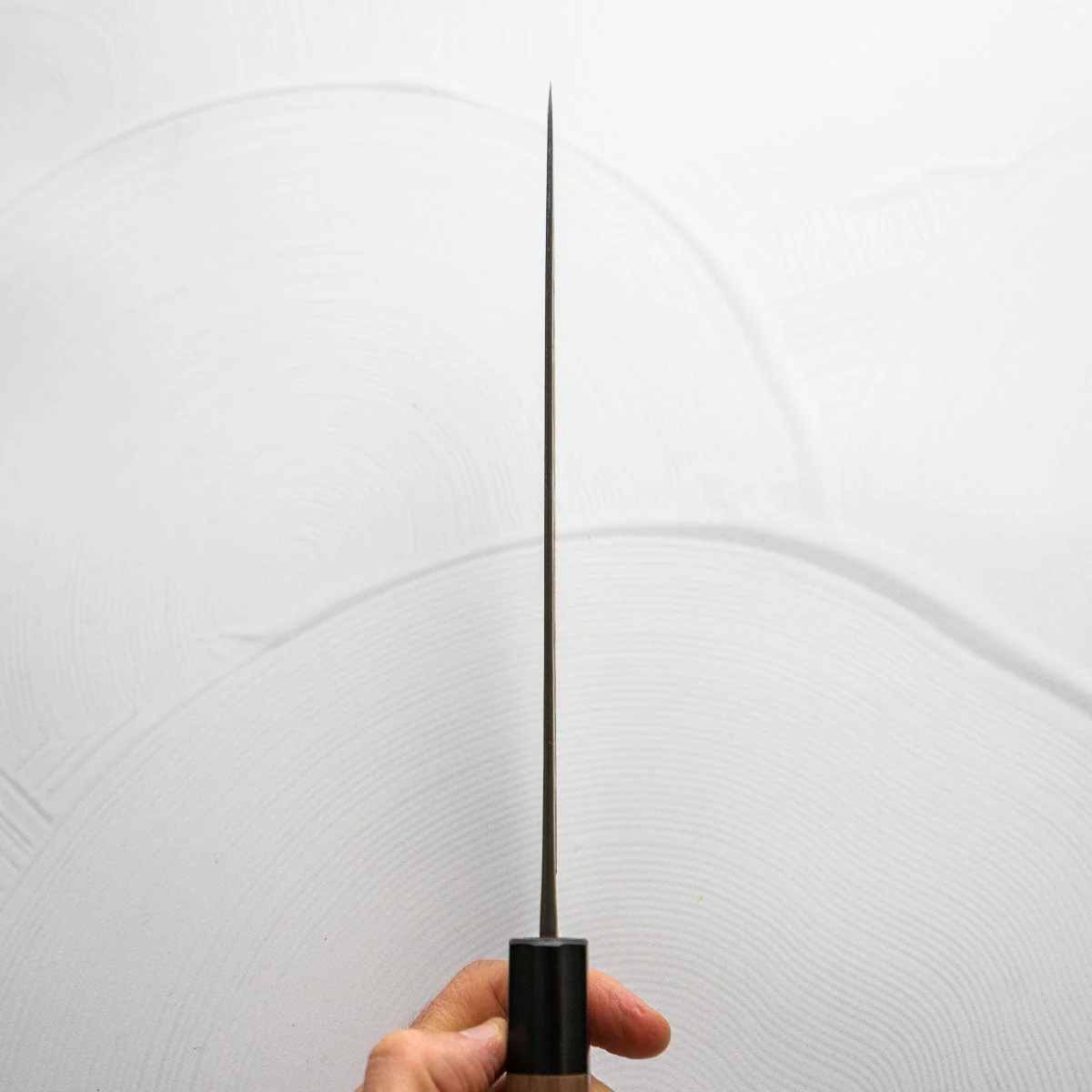 Shiro Kamo Blue Super SS Clad Kurouchi Gyuto 240mm - Image 5