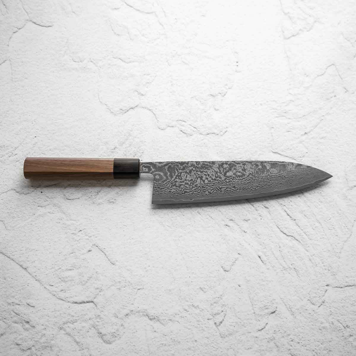 Shiro Kamo SG2 Black Damascus Gyuto 210mm - Image 5