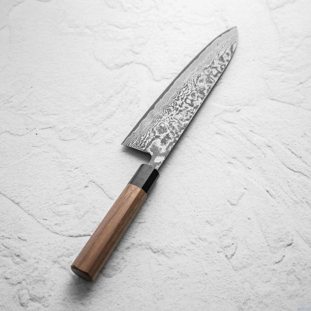 Shiro Kamo SG2 Black Damascus Gyuto 240mm - Image 5