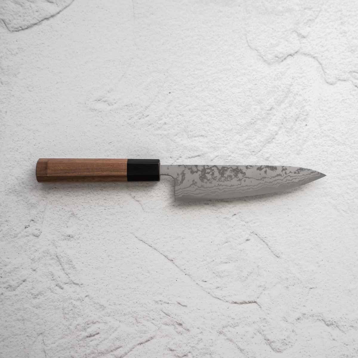 Shiro Kamo White 2 Damascus Petty 135mm - Image 3