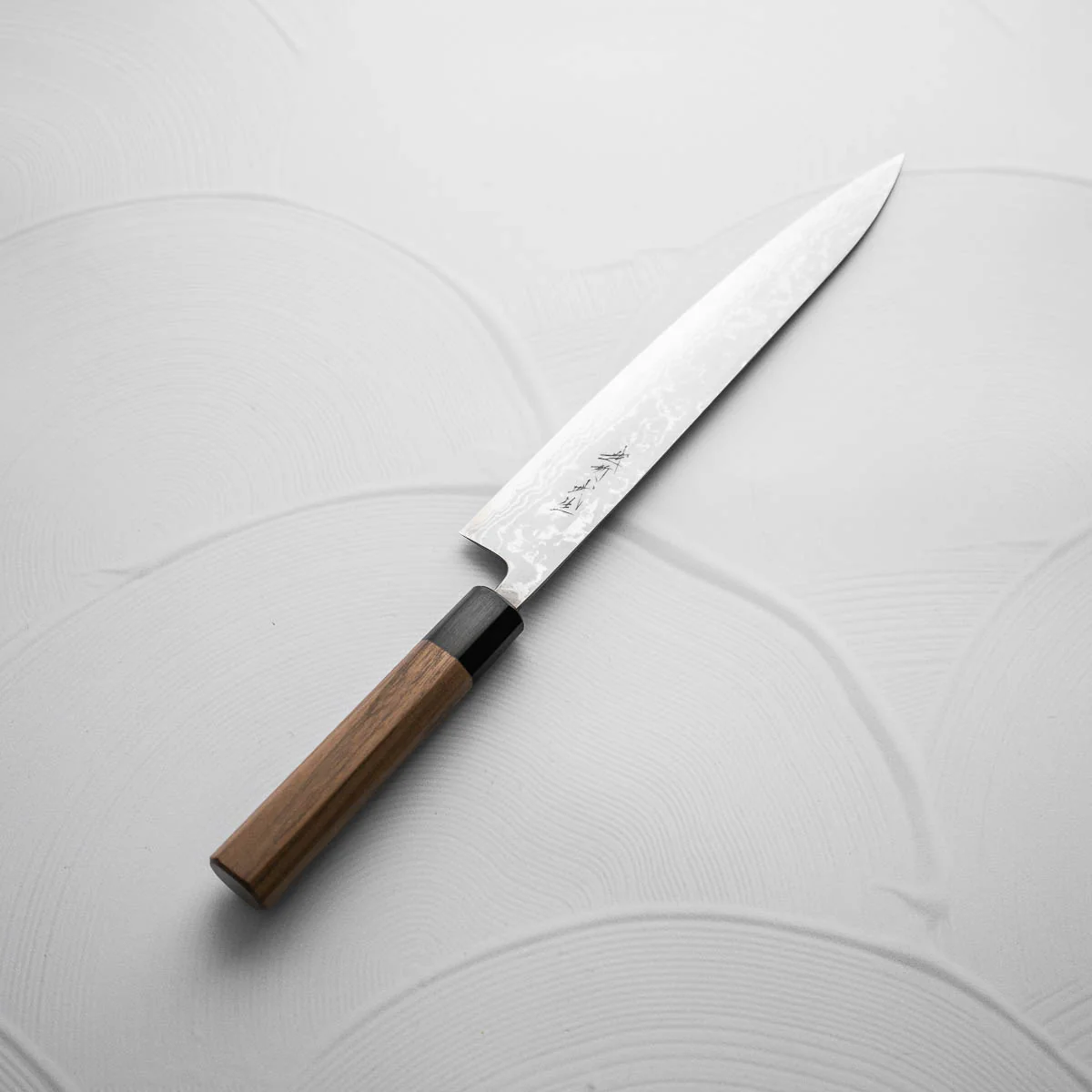 Shiro Kamo White 2 Damascus Sujihiki 270mm - Image 3