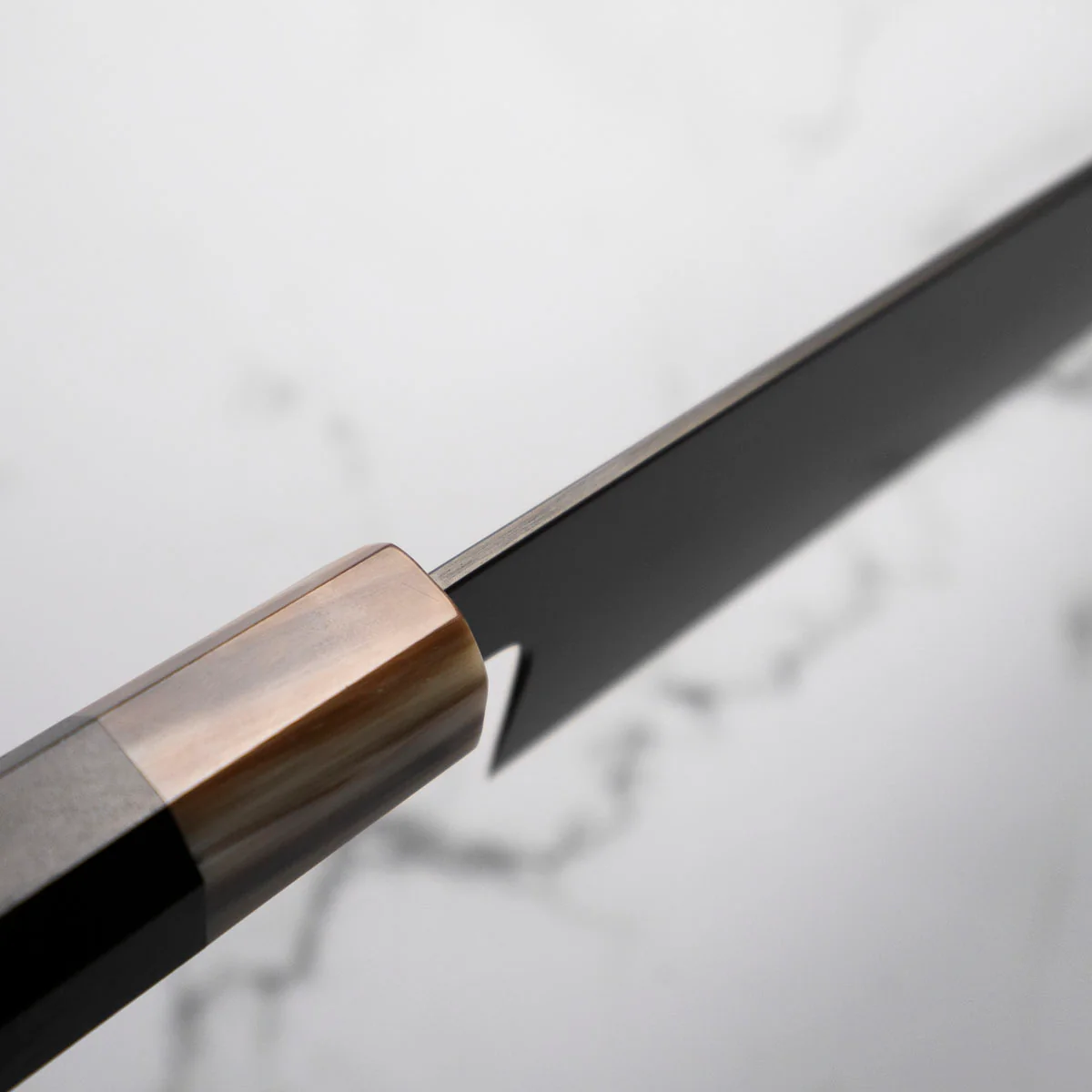Shoichi Hashimoto Omodaka White 1 Honyaki Gyuto 240mm - Image 9