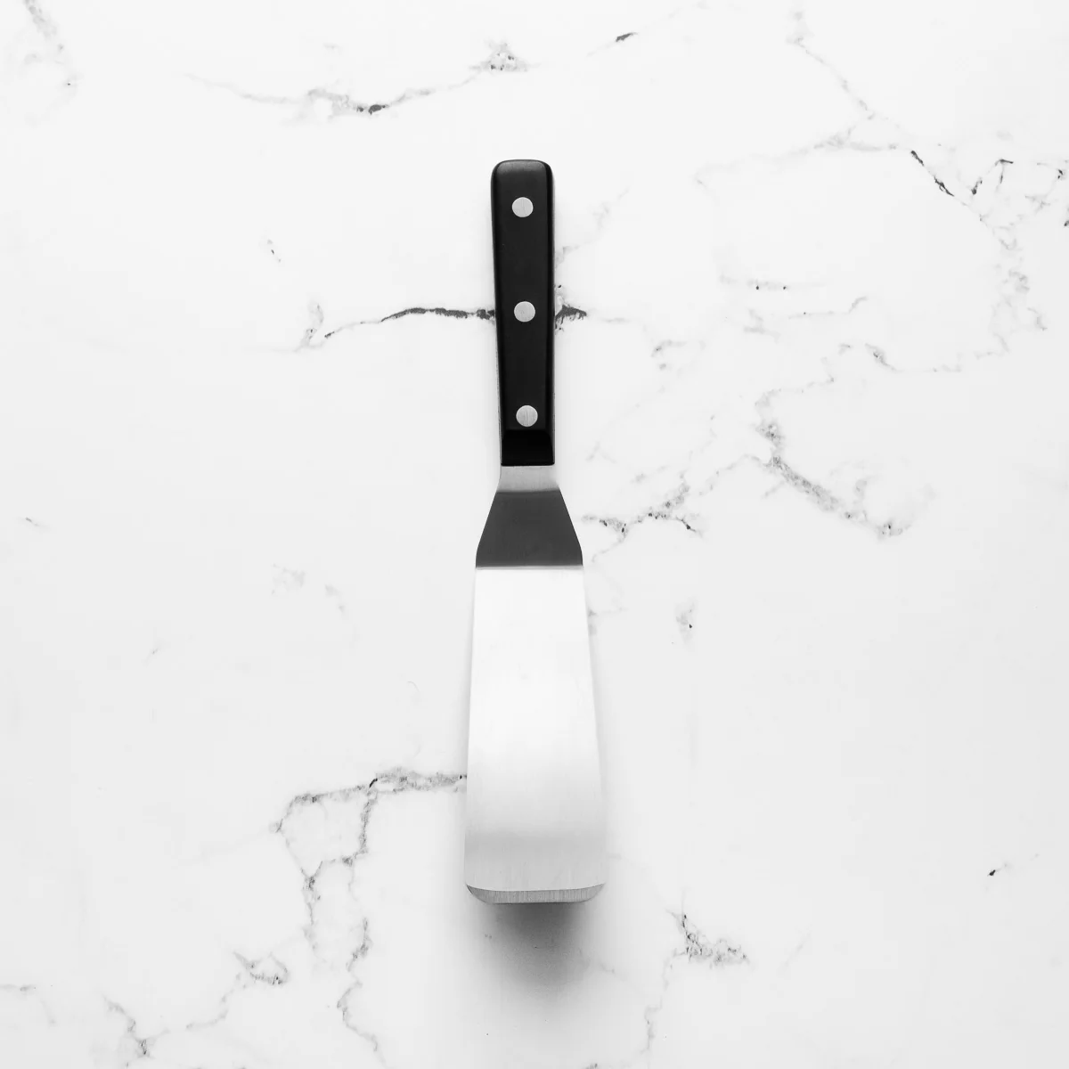 Stainless Steel Spatula Large - Wooden Handle - Image 2