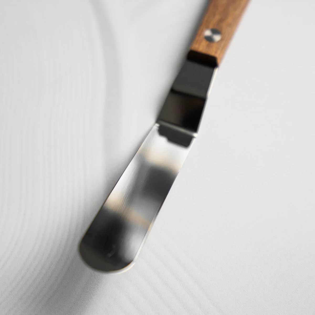 Stainless Steel Spatula - Wooden Handle - Image 2